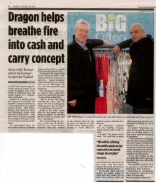 Dragon helps breathe fire into cash and carry concept
