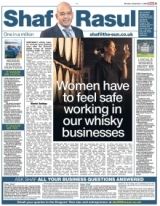 Women have to feel safe working in our whisky businesses